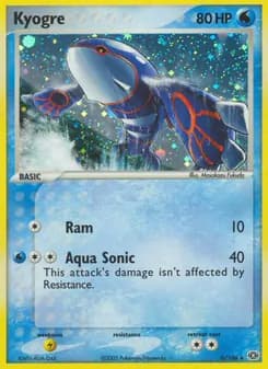 Kyogre — Emerald — Rare