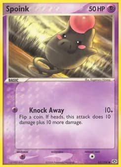 Spoink — Emerald — Common