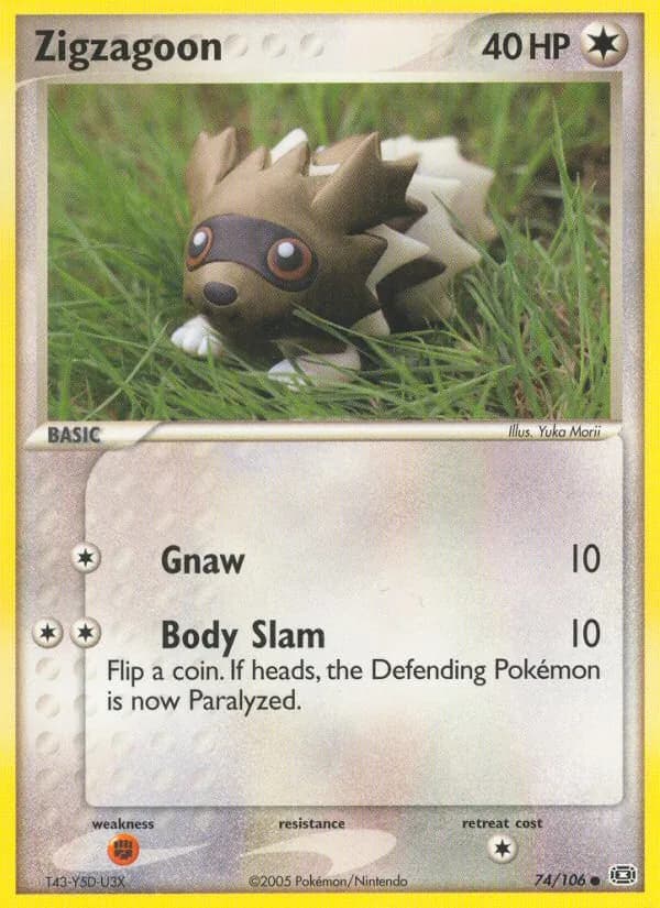 Zigzagoon — Emerald, Common