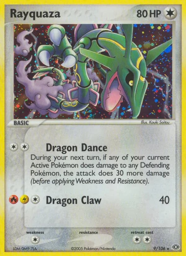 Rayquaza — Emerald, Rare