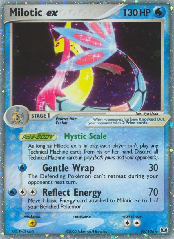 Milotic ex — Emerald, Rare