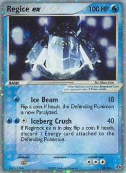 Regice ex — Emerald — Rare