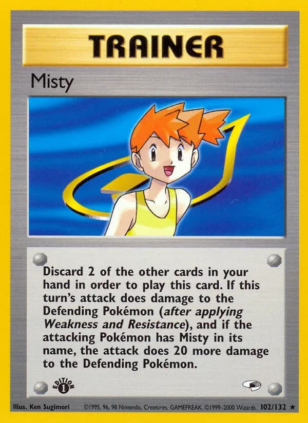 Misty — Gym Heroes, Rare