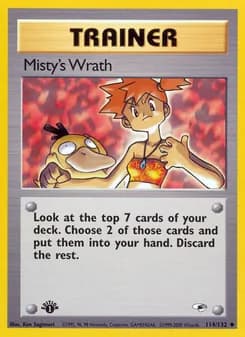 Misty's Wrath — Gym Heroes — Uncommon