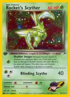 Rocket's Scyther — Gym Heroes — Rare Holo