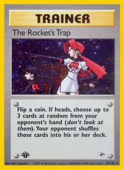 The Rocket's Trap — Gym Heroes — Rare Holo