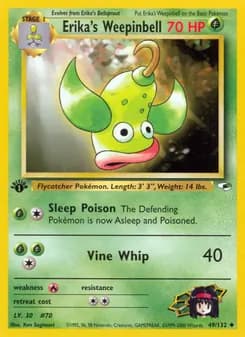 Erika's Weepinbell — Gym Heroes — Uncommon