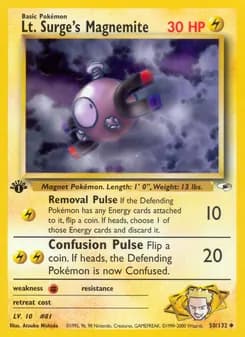 Lt. Surge's Magnemite — Gym Heroes — Uncommon