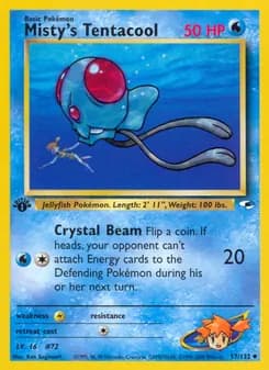 Misty's Tentacool — Gym Heroes — Uncommon