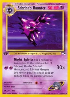Sabrina's Haunter — Gym Heroes — Uncommon