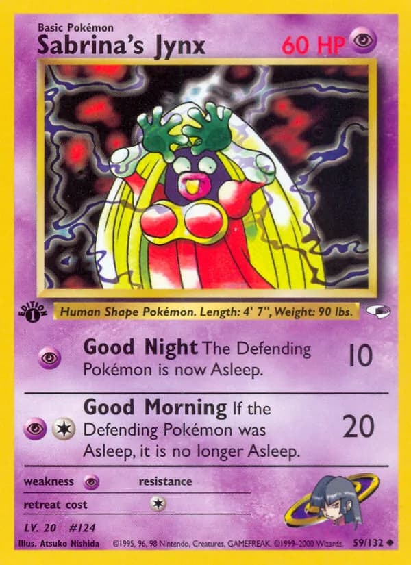 Sabrina's Jynx — Gym Heroes, Uncommon