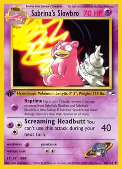 Sabrina's Slowbro — Gym Heroes — Uncommon