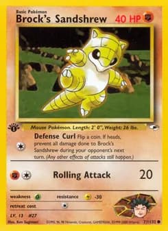 Brock's Sandshrew — Gym Heroes