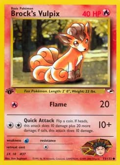 Brock's Vulpix — Gym Heroes
