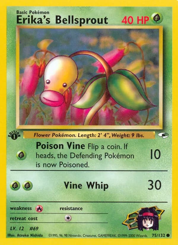 Erika's Bellsprout — Gym Heroes, Common