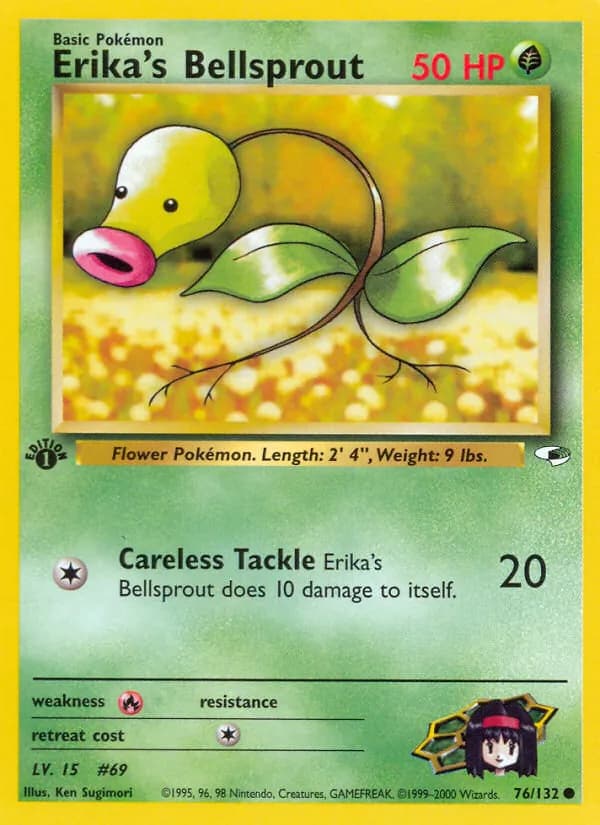 Erika's Bellsprout — Gym Heroes, Common