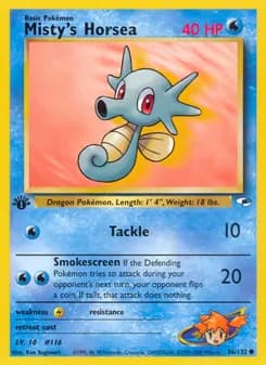 Misty's Horsea — Gym Heroes — Common