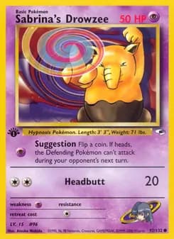 Sabrina's Drowzee — Gym Heroes — Common