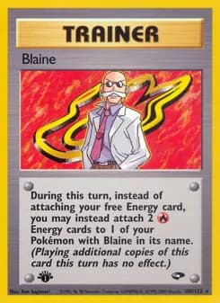 Blaine — Gym Challenge — Rare