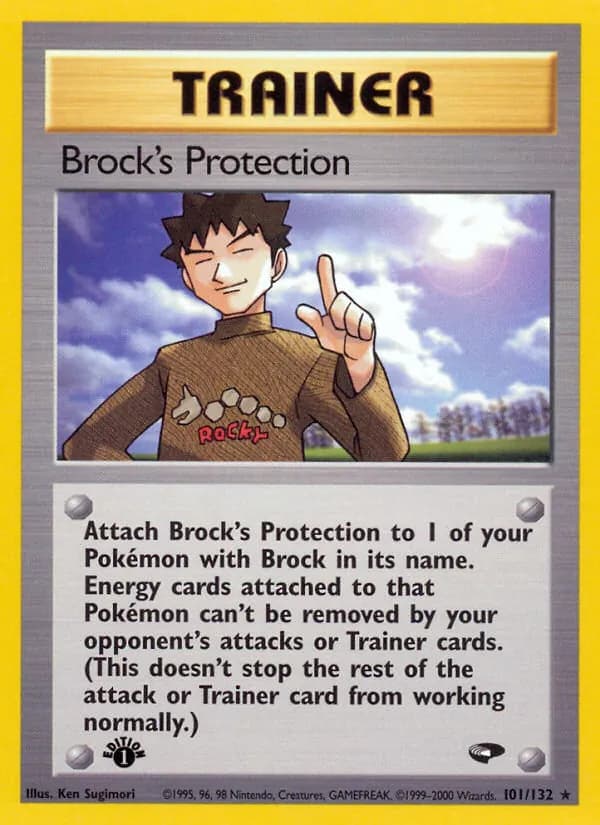 Brock's Protection — Gym Challenge, Rare