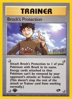 Brock's Protection — Gym Challenge — Rare