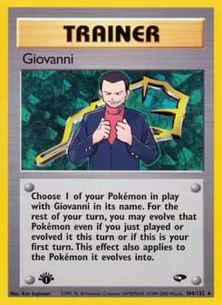 Giovanni — Gym Challenge — Rare