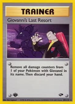 Giovanni's Last Resort — Gym Challenge — Rare