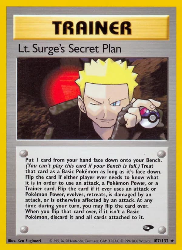 Lt. Surge's Secret Plan — Gym Challenge, Rare