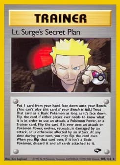 Lt. Surge's Secret Plan — Gym Challenge — Rare