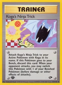 Koga's Ninja Trick — Gym Challenge — Uncommon
