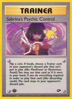 Sabrina's Psychic Control — Gym Challenge — Uncommon