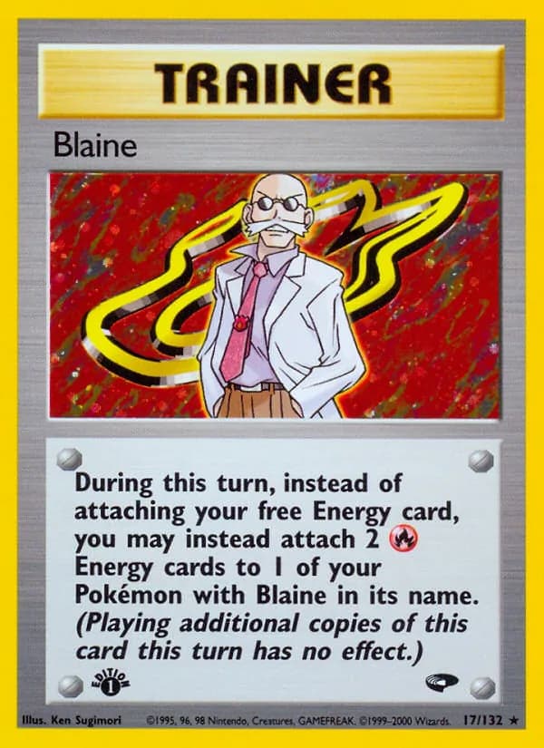 Blaine — Gym Challenge, Rare Holo