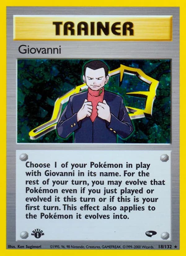 Giovanni — Gym Challenge, Rare Holo