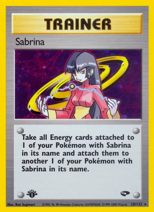 Sabrina — Gym Challenge, Rare Holo