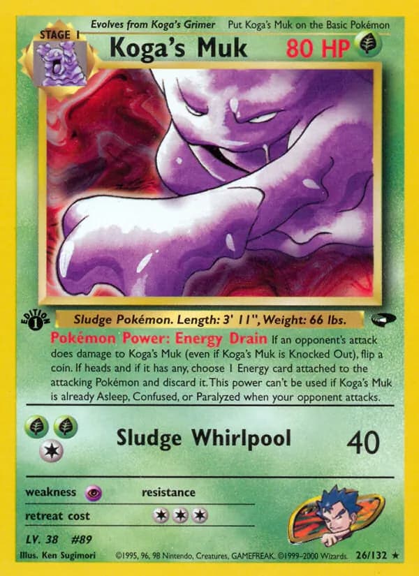 Koga's Muk — Gym Challenge, Rare