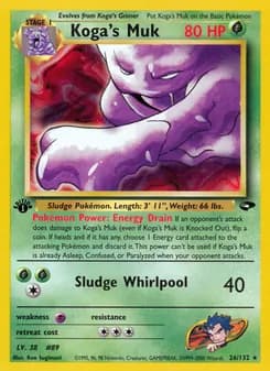 Koga's Muk — Gym Challenge — Rare