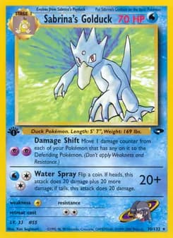 Sabrina's Golduck — Gym Challenge — Rare