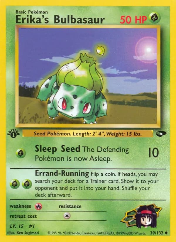 Erika's Bulbasaur — Gym Challenge, Uncommon