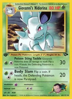 Giovanni's Nidorina — Gym Challenge — Uncommon