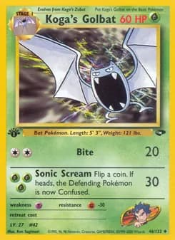 Koga's Golbat — Gym Challenge — Uncommon