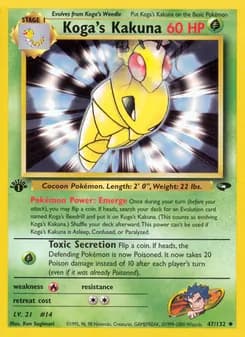 Koga's Kakuna — Gym Challenge — Uncommon