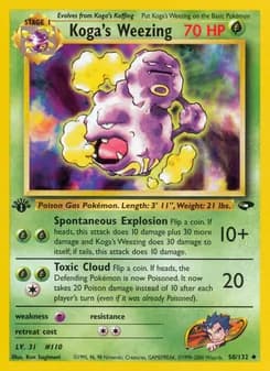 Koga's Weezing — Gym Challenge — Uncommon