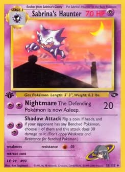 Sabrina's Haunter — Gym Challenge — Uncommon