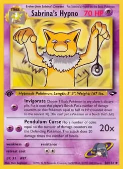 Sabrina's Hypno — Gym Challenge — Uncommon