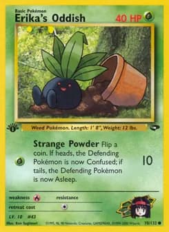 Erika's Oddish — Gym Challenge — Common