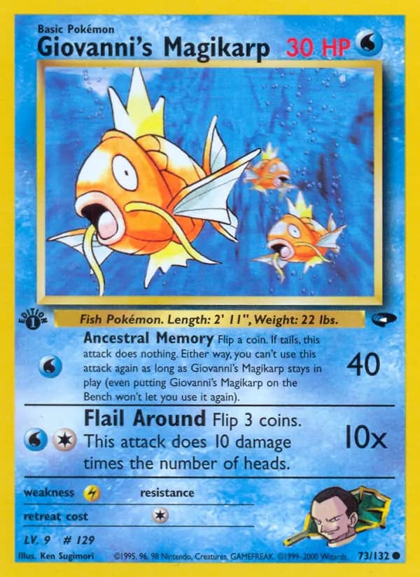 Giovanni's Magikarp — Gym Challenge, Common