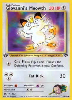 Giovanni's Meowth — Gym Challenge — Common