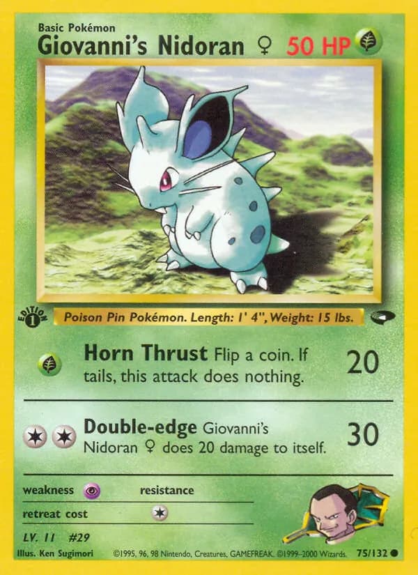 Giovanni's Nidoran♀ — Gym Challenge, Common