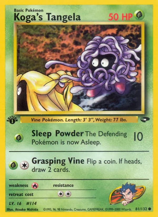 Koga's Tangela — Gym Challenge, Common