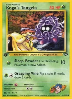 Koga's Tangela — Gym Challenge — Common